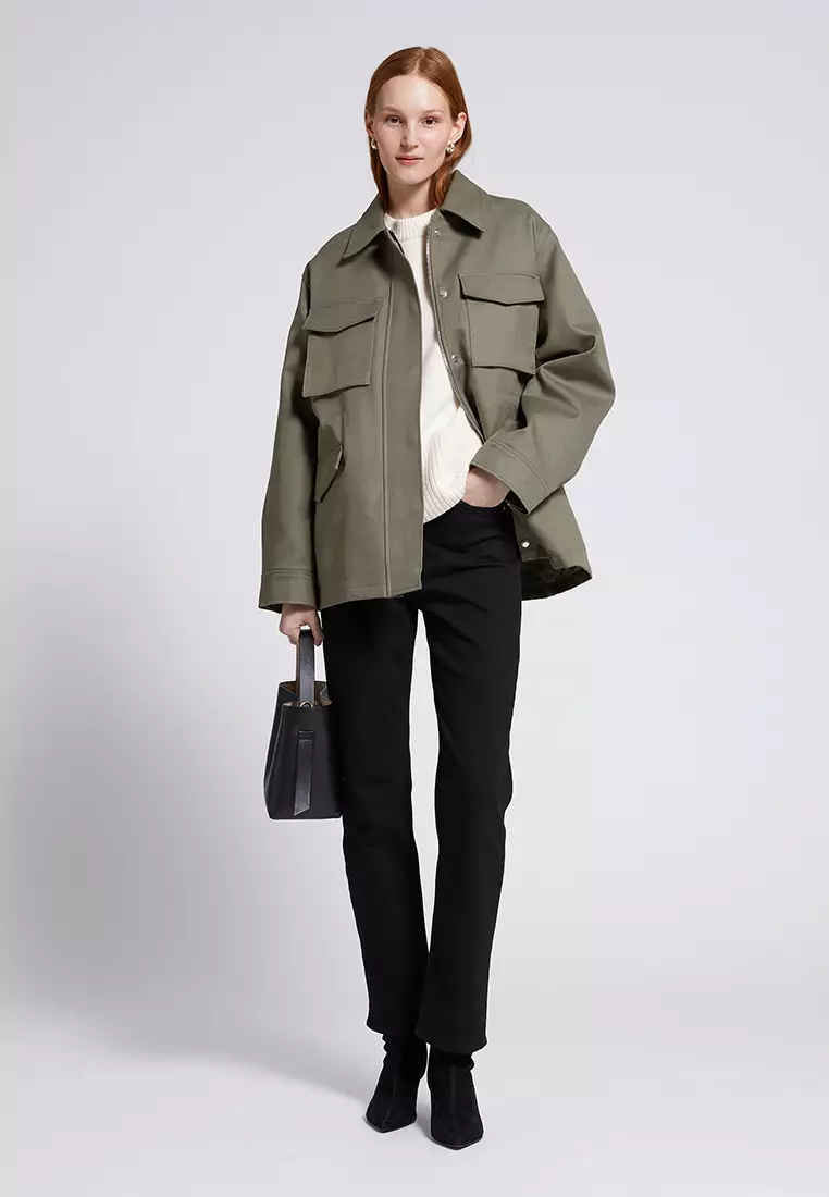 Cargo Pocket Drawcord Jacket