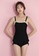 A-IN GIRLS black and beige (2PCS) Sweet Colorblock One Piece Swimsuit D7975US644B01FGS_3