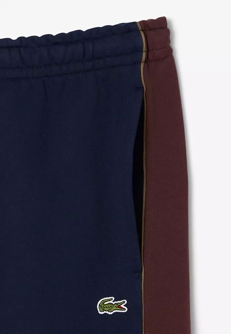 Colour-Block Fleece Shorts