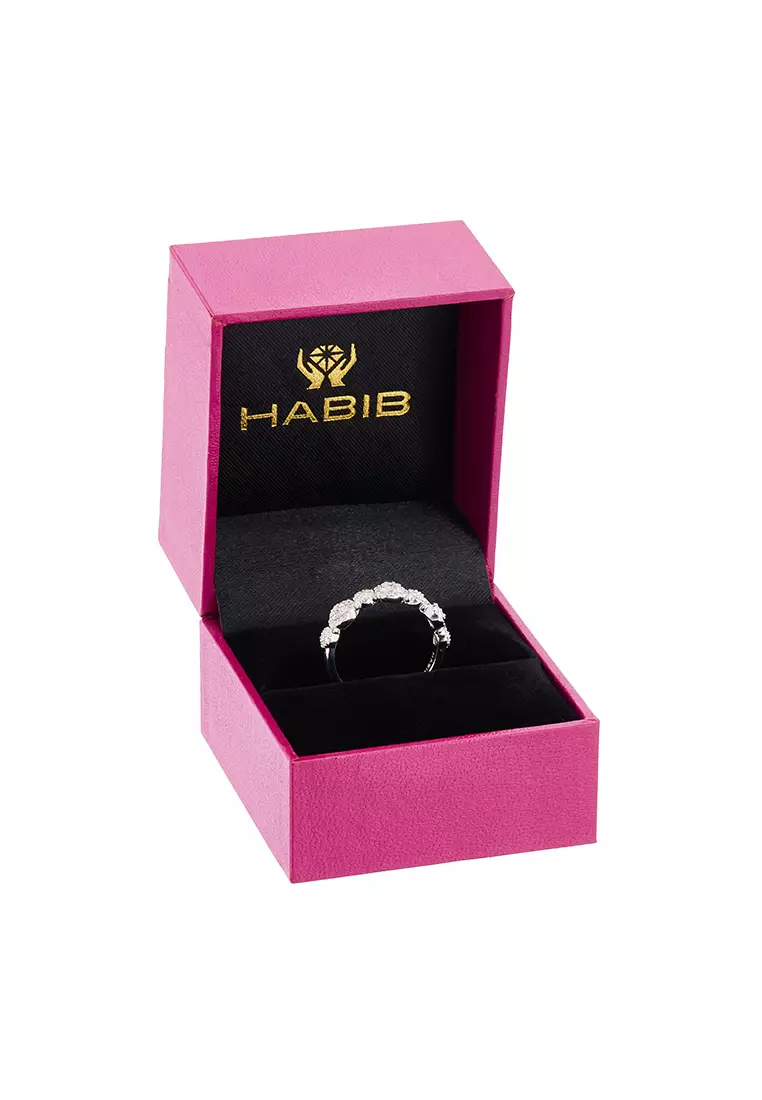 HABIB Diamond Ring in 750/18K White Gold 272220225