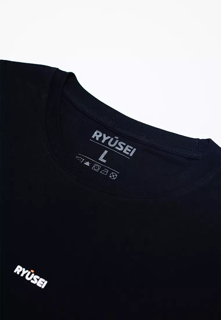 Ryusei Kaos Pria Yamataka Black