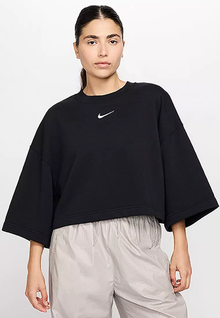 Buy Nike Sportswear Phoenix Fleece Loose Short-Sleeve French Terry