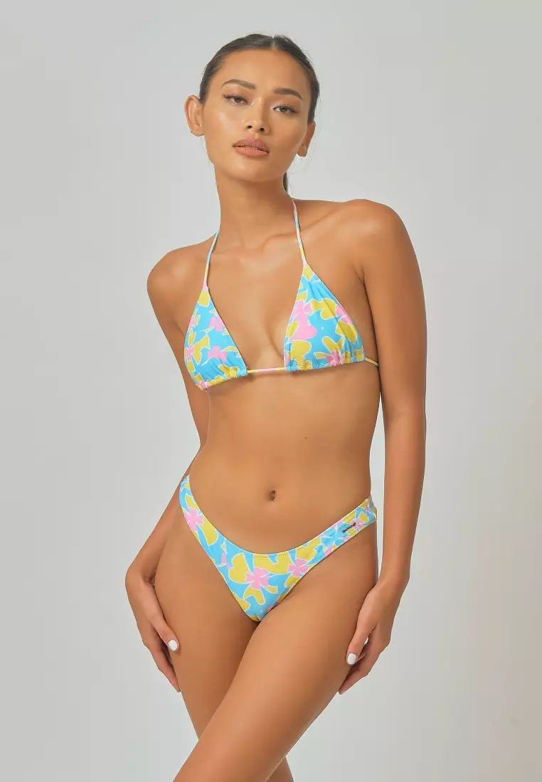 Pina Colada Underwire Plunge Bikini Swim Top