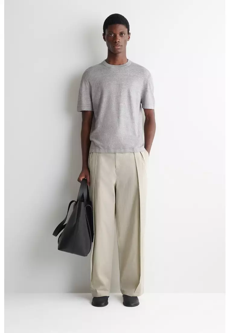KNITTED LINEN T-SHIRT