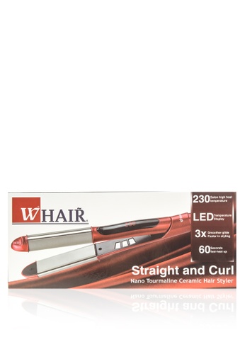 W elite 2 in 1 nano tourmaline hair straightener clearance