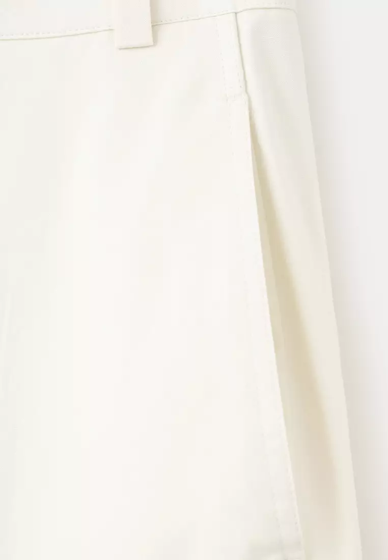 Straight-Fit Cotton Trousers