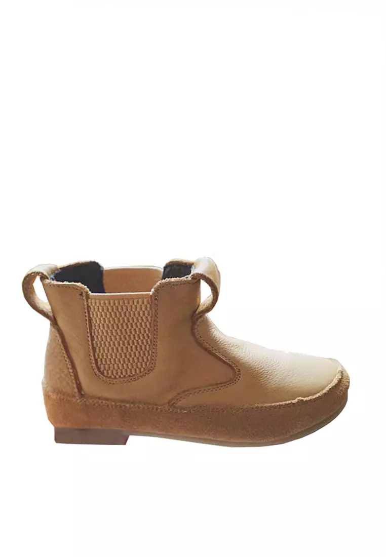 Discount on Twenty Eight Shoes  shoes - SKU: VANSA Children's Leather Elastic Ankle Boots VSK-B3081
