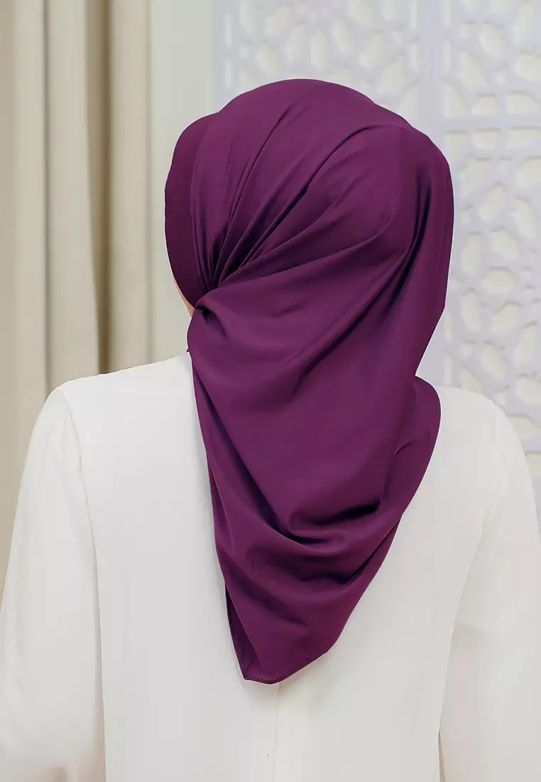 HIJAB INSTAN SOFTPAD AMEENA - BURGUNDY