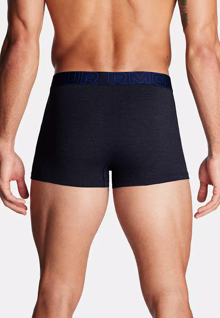 UA Performance Cotton男士3英寸Boxerjock®內褲3條裝