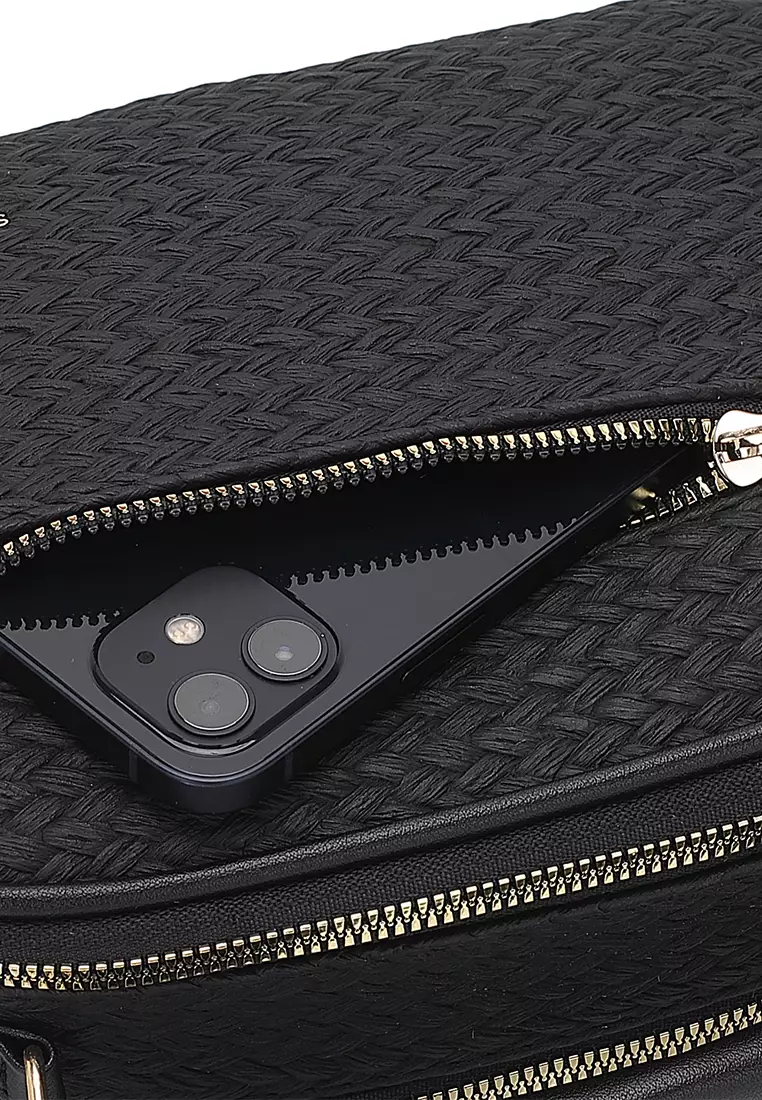 Women's Top Handle Bag / Sling Bag / Crossbody Bag / Shoulder Bag (Tas Tangan Wanita / Tas Selempang Wanita / Tas Bahu Wanita) - Hitam