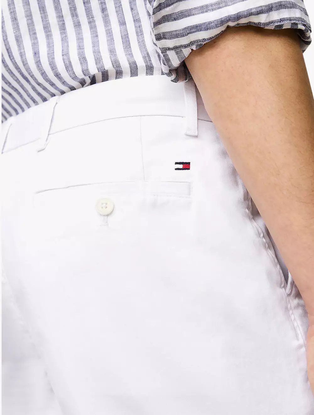 Tommy Hilfiger - 1985 Collection Essential Harlem Relaxed Fit Shorts - White - White