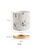 DILAS HOME Gold x Marble Effect Plant Pot with Tray - Large FDAFCHL6DA86F2GS_6
