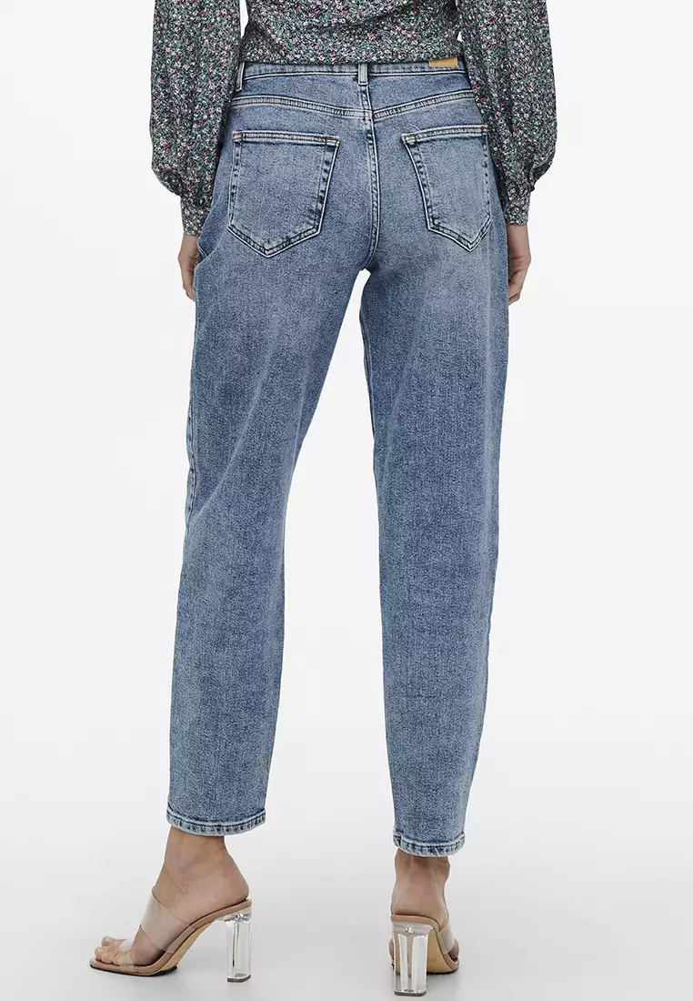 線上選購ONLY Troy High Waisted Jeans | ZALORA 台灣