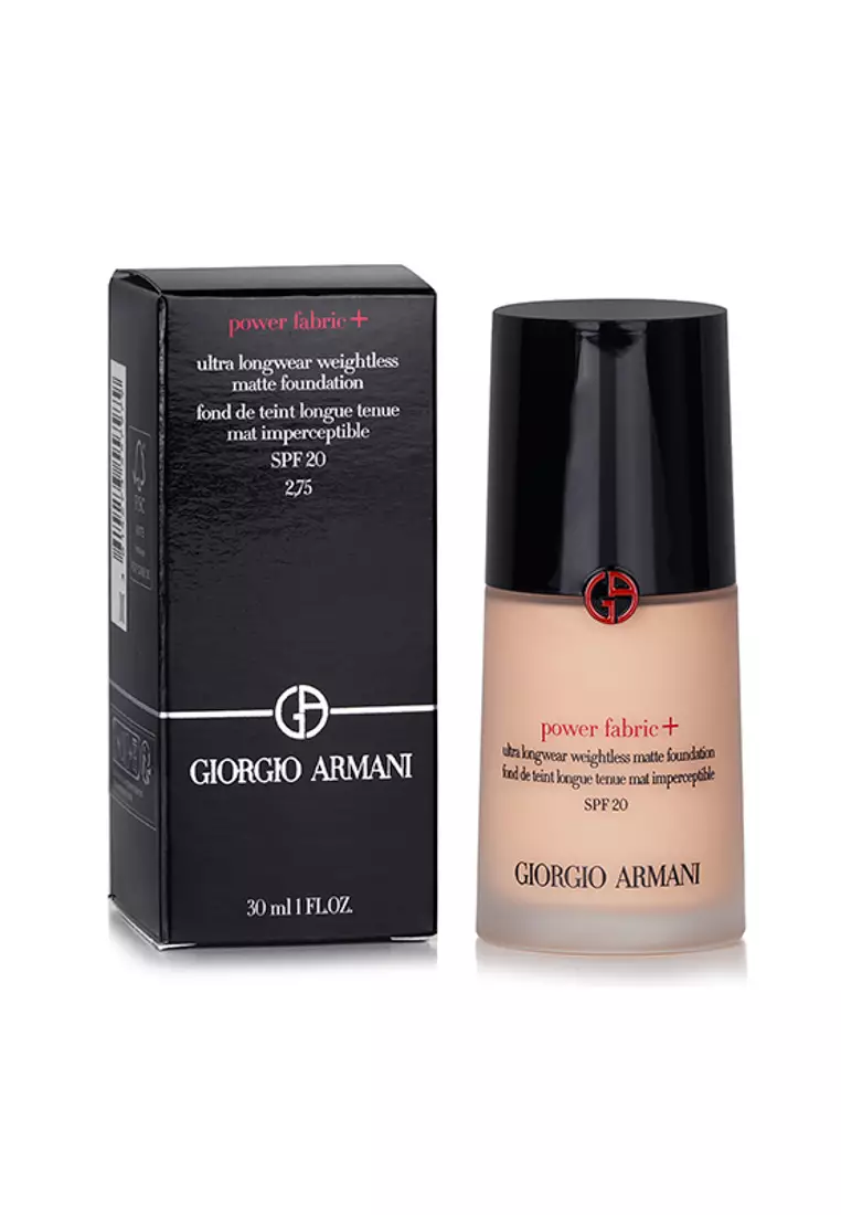 Giorgio Armani - Power Fabric+ Ultra Longwear Weightless Matte Foundation Spf 20 - # 2.75 30ml/1oz