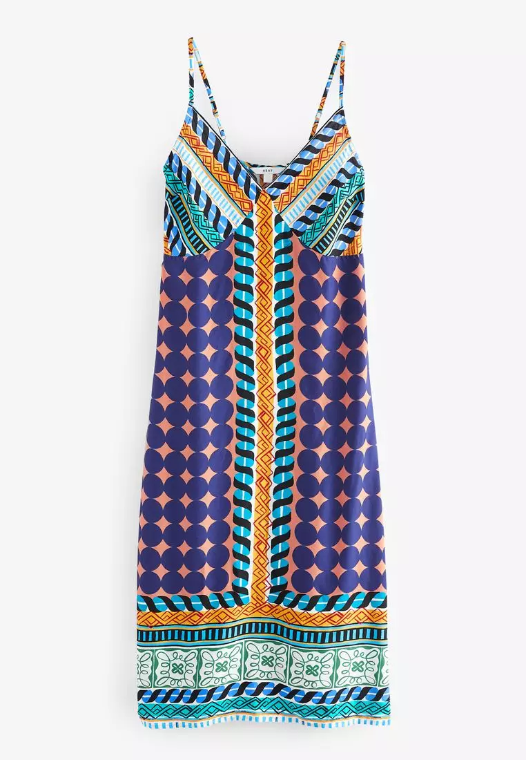 Midi Strappy Summer Slip Dress