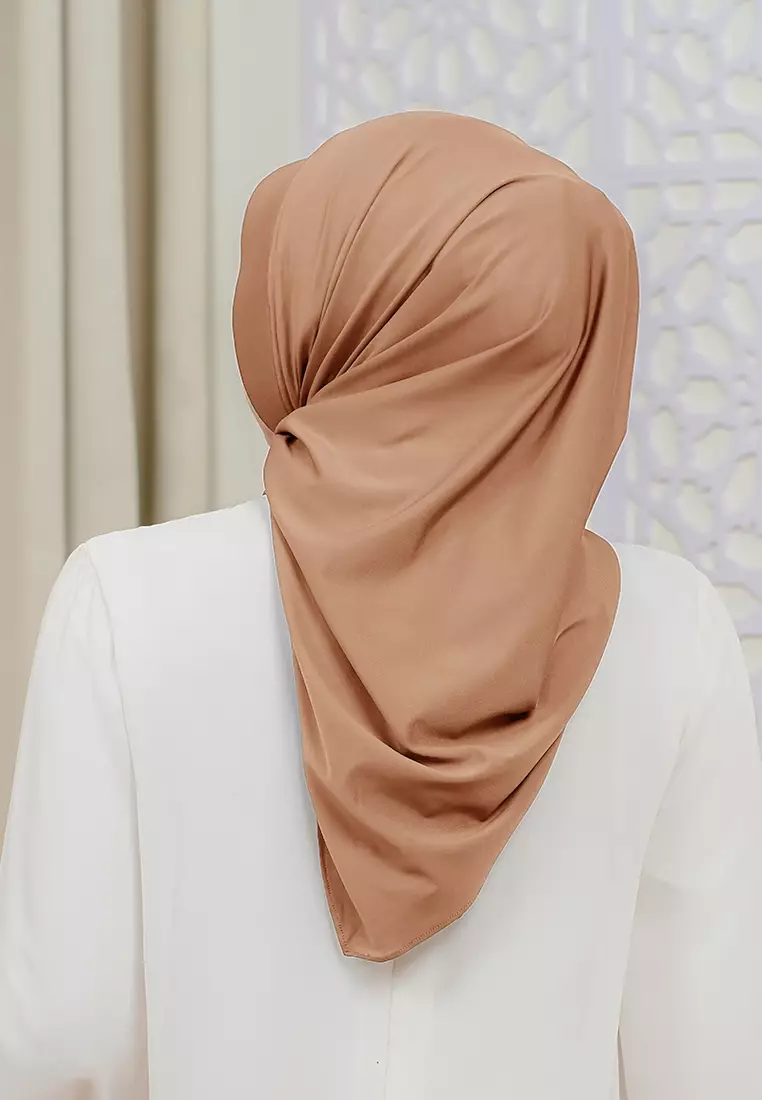 HIJAB INSTAN SOFTPAD AMEENA - THAI TEA
