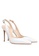 Twenty Eight Shoes white 10CM Patent Leather Slingback High Heels LJX07-q D0498SH7C09C1BGS_2