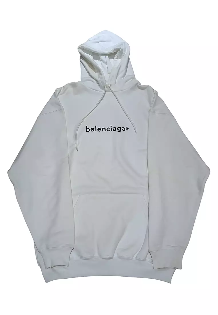 Balenciaga white clearance hoodie women's