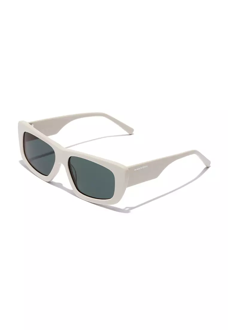 HAWKERS Cream Turquoise Zenith Sunglasses For Men And Women, Unisex. Official Product Designed In Spain