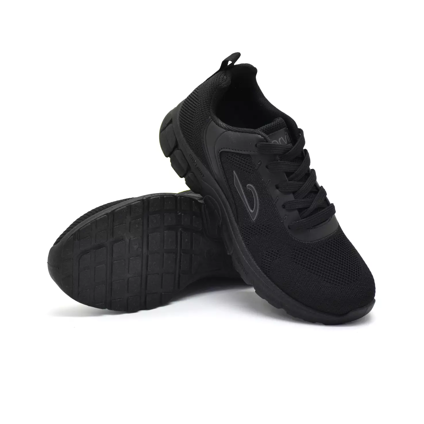 Carvil Sepatu Sekolah Anak Archie-02 LT Black/Black
