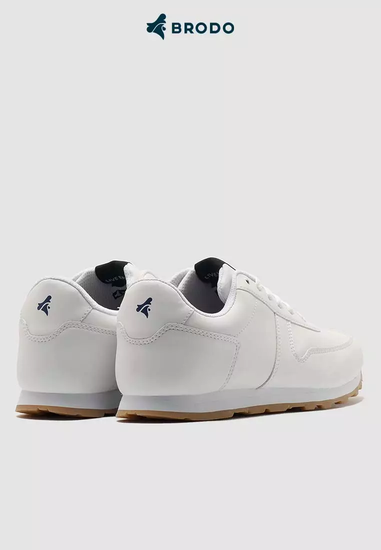 Jual Brodo BRODO - Sneakers Base Lite All White GS Original 2024 ...