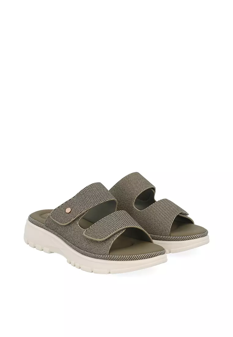 Dark Green CR Lea CloudStep Sandals