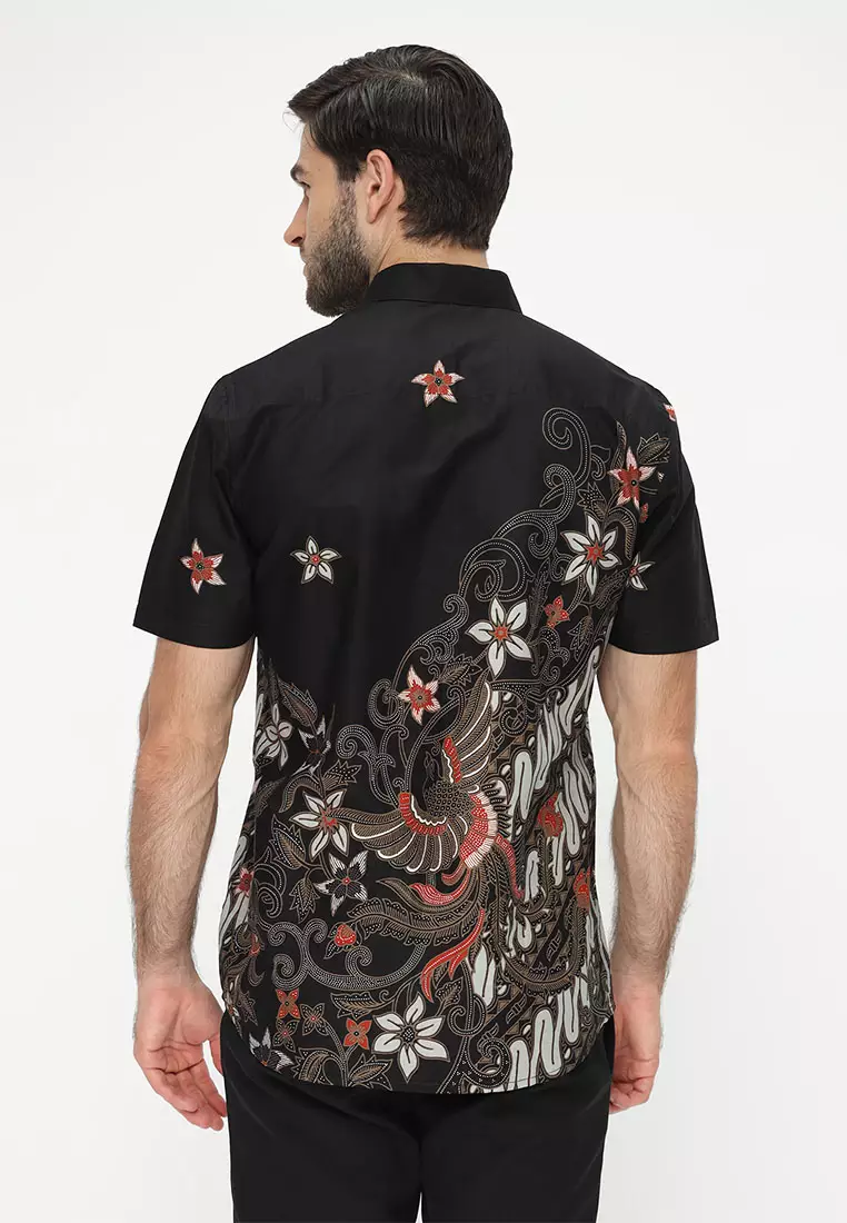 My Aksa batik Pria Kemeja Pendek Faith Fin