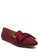 London Rag red Casual Walking Bow Loafers in Dark red 3C0E3SH541ECD3GS_2