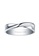Vedantti white Vedantti 18K Mobius Slim Ring in White Gold A3178AC2546AA3GS_1