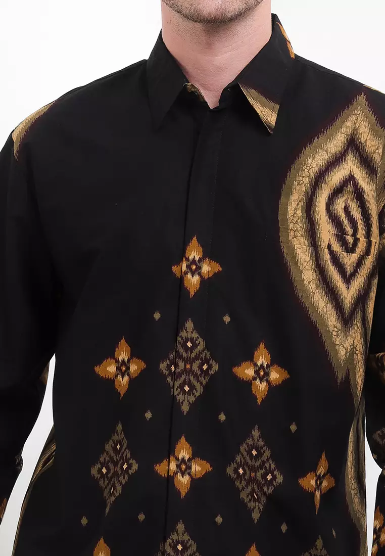 Batik Talenta Exclusive Lengan Panjang Tb Black