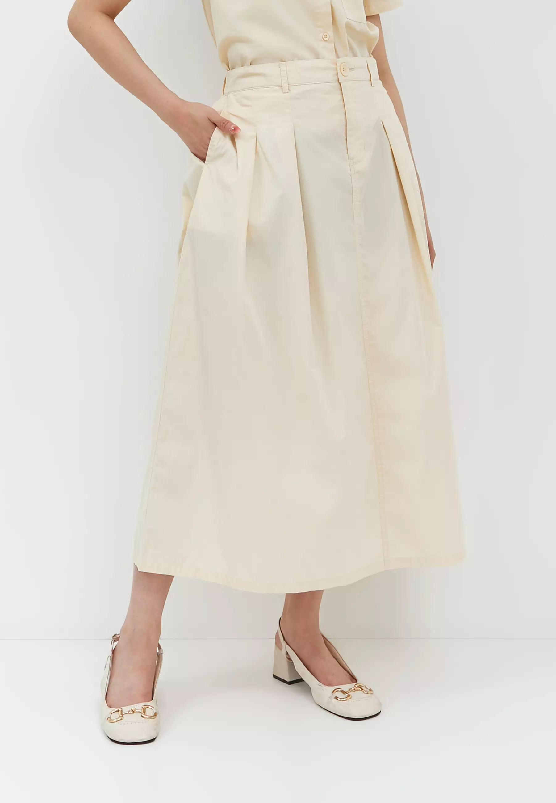 Zaina Cream Skirt (G.2203)