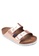 Birkenstock brown Arizona Metallics Sandals BI090SH27COQMY_3