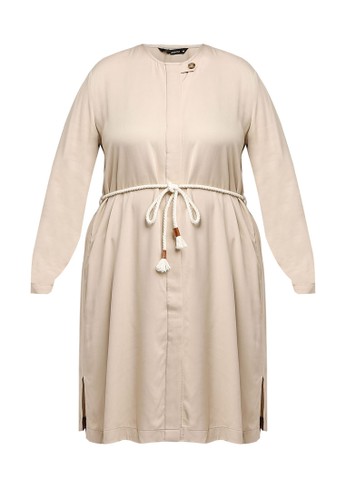 Jual Lc Waikiki Sportive Belted Gabardine Tunic Top Original Zalora Indonesia