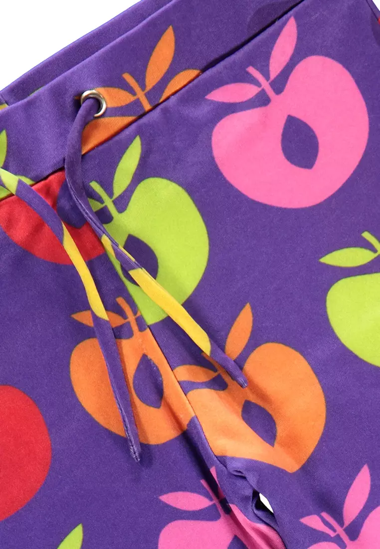 UV50 Swimming trunks with retro apples