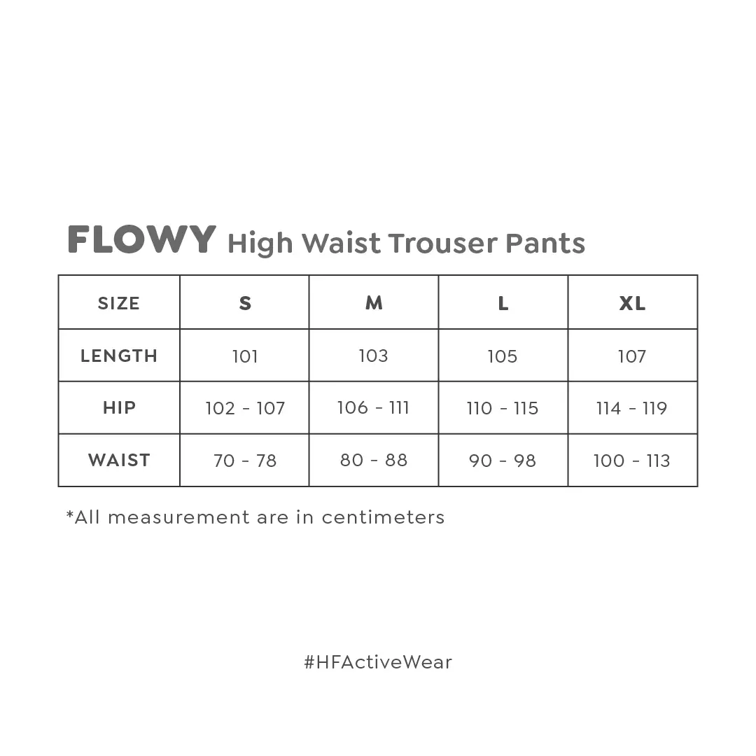 HAPPYFIT Flowy High Waist Trouser Pants - Mint