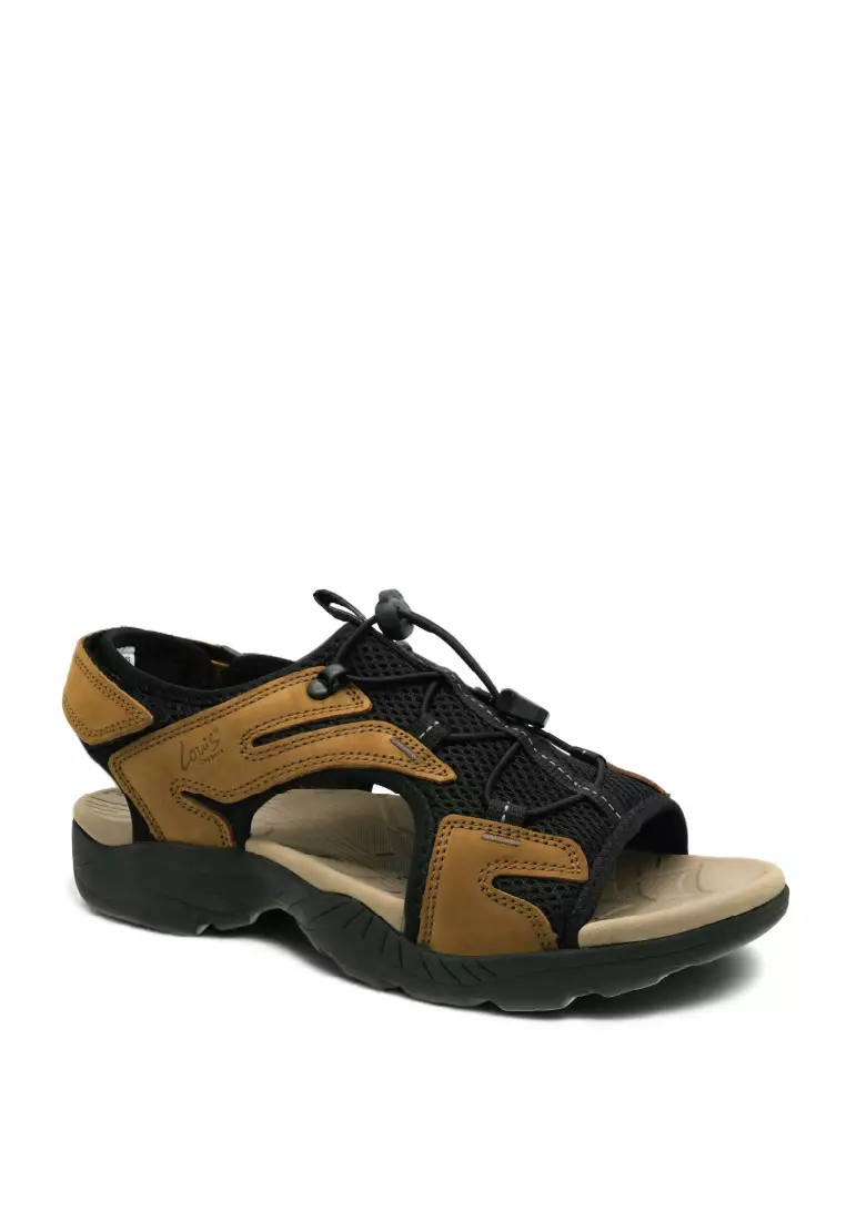 Men Slip On Faux Leather Classic Casual Sandals - 250441262