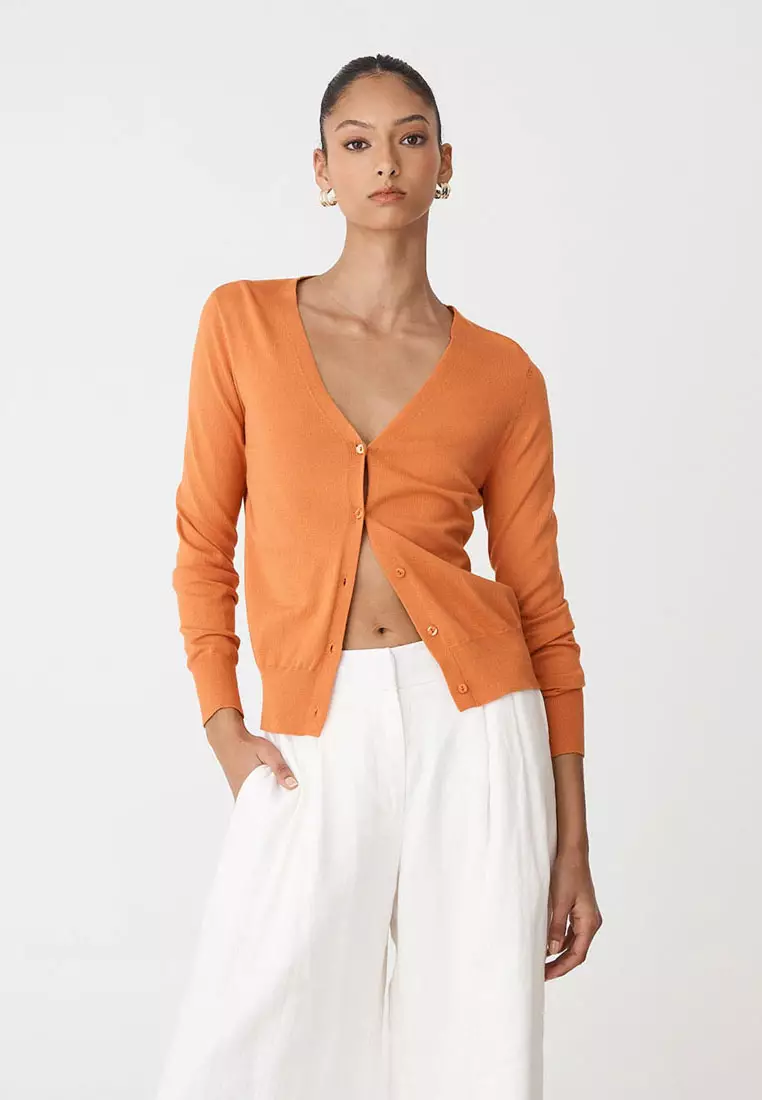 Nicolette V-Neck Knit Cardigan