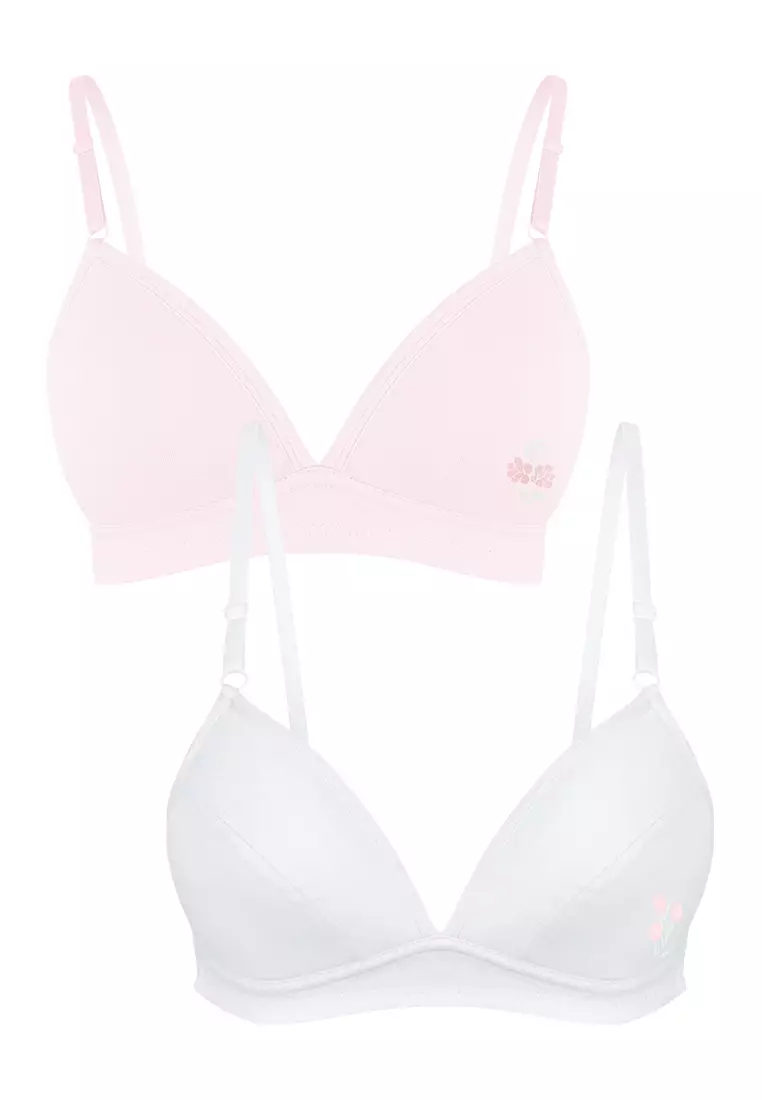 2-in-1 Pack Teens Bra Women Underwear