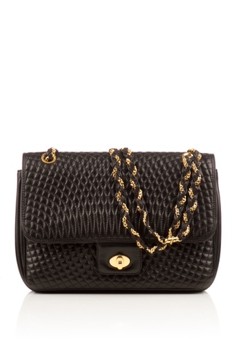 Buy Bally Preloved Black Vintage Quilted Shoulder Bag Online Zalora Malaysia