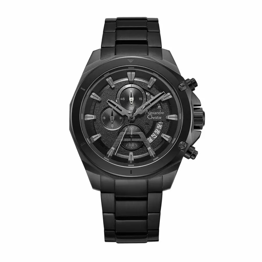 Alexandre Christie Jam Tangan Pria Stainless Steel Chronograph