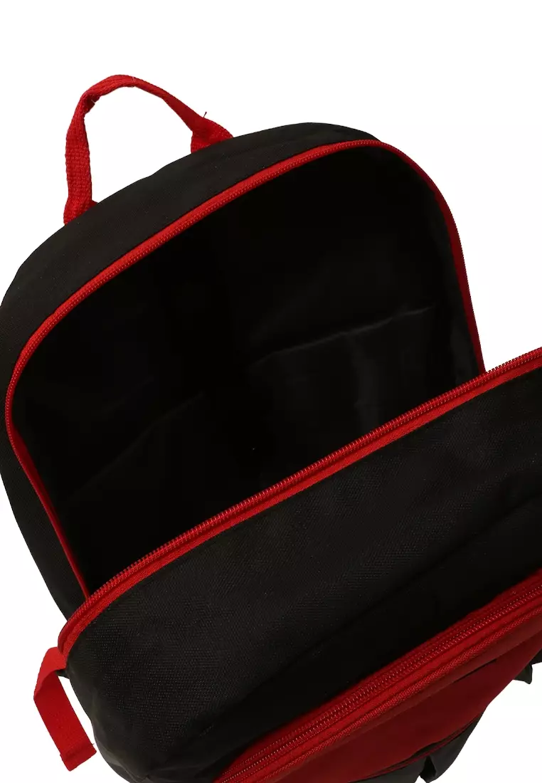 Alessio Tas Ransel Anak Pria Large Compartment Backpack Kids Material Cordura ORIGINAL - Red