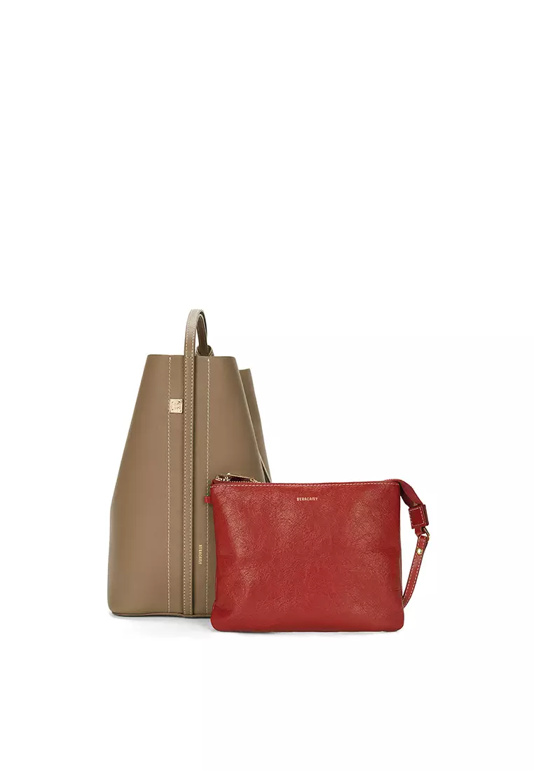 Liebox 3-Way System Backpack Shoulder Bag - Toffee