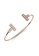 Her Jewellery pink and gold Hermies Bangle (Rose Gold) - Made with premium grade crystals from Austria HE210AC23KVOSG_2