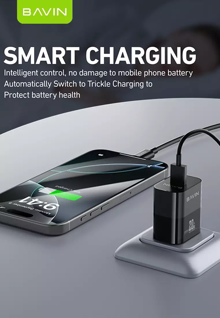 Phone Charger Qc3 Adapter Buy BAVIN PC970 20W Fast Charging Wall
