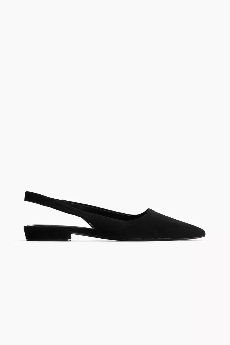 Discount on H&m  shoes - SKU: Pointed Suede Slingbacks