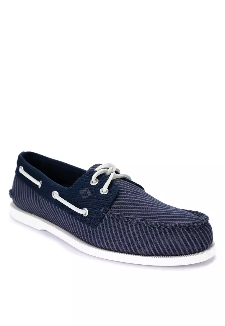 Buy Sperry Mens Authentic Original™ Nautical Leather Boat Shoe Navy 2024 Online Zalora 0888