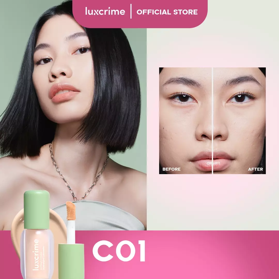 Luxcrime Instant Cover Hydralight Concealer - C01