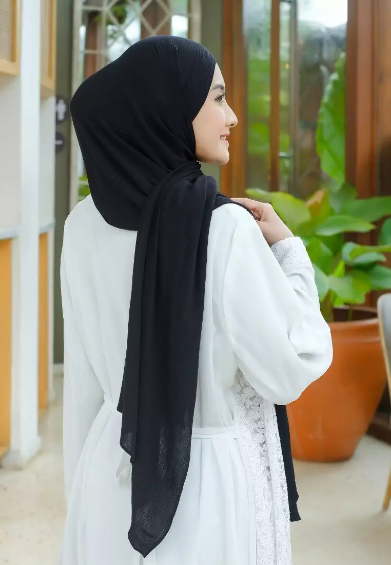 Pasmina Instan Organic Alia Black