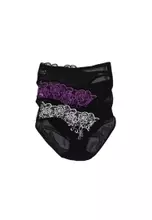 White, Purple, Black