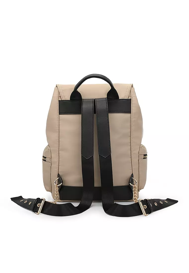Women's Top Flap Backpack (Tas Ransel Wanita & Tas Punggung Wanita) - Cokelat